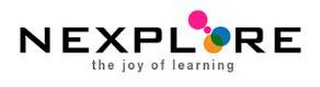 NEXPLORE THE JOY OF LEARNING logo