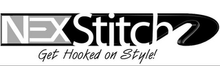 NEXSTITCH GET HOOKED ON STYLE! logo