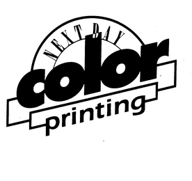 NEXT DAY COLOR PRINTING logo