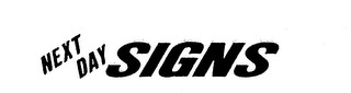 NEXT DAY SIGNS logo
