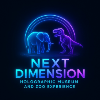 NEXT DIMENSION HOLOGRAPHIC MUSEUM AND ZOO EXPERIENCE logo