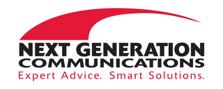 NEXT GENERATION COMMUNICATIONS; EXPERT ADVICE.  SMART SOLUTIONS. logo