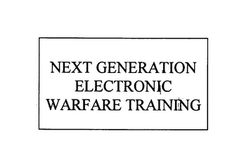 NEXT GENERATION ELECTRONIC WARFARE TRAINING logo