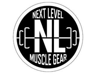 NEXT LEVEL NL MUSCLE GEAR logo