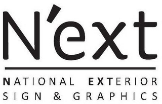 N'EXT NATIONAL EXTERIOR SIGN & GRAPHICS logo