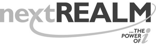 NEXT REALM ...THE POWER OF I logo