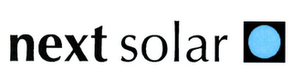 NEXT SOLAR logo