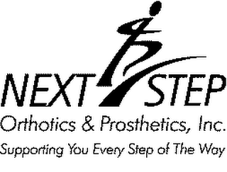 NEXT STEP ORTHOTICS & PROSTHETICS, INC. SUPPORTING YOU EVERY STEP OF THE WAY logo