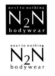 NEXT TO NOTHING N2N BODYWEAR logo