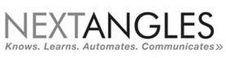 NEXTANGLES KNOWS. LEARNS. AUTOMATES. COMMUNICATES logo