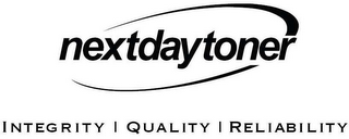 NEXTDAYTONER INTEGRITY QUALITY RELIABILITY logo