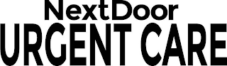 NEXTDOOR URGENT CARE logo