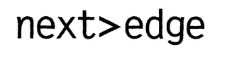 NEXT>EDGE logo