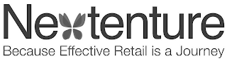 NEXTENTURE BECAUSE EFFECTIVE RETAIL IS A JOURNEY logo