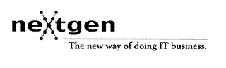 NEXTGEN THE NEW WAY OF DOING IT BUSINESS. logo