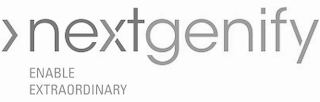 NEXTGENIFY ENABLE EXTRAORDINARY logo