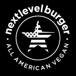 · NEXTLEVELBURGER · ALL AMERICAN VEGAN logo