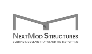 NEXTMOD STRUCTURES BUILDING MODULARS THAT STAND THE TEST OF TIME logo