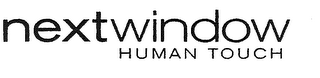 NEXTWINDOW HUMAN TOUCH logo