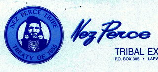 NEZ PERCE TRIBE TREATY OF 1855 logo