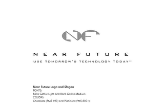 NF NEAR FUTURE USE TOMORROW'S TECHNOLOGY TODAY logo