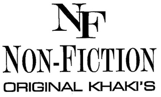 NF NON-FICTION ORIGINAL KHAKI'S logo