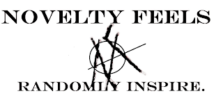NF NOVELTY FEELS RANDOMLY INSPIRE. logo