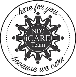 NFC ICARE TEAM HERE FOR YOU BECAUSE WE CARE logo