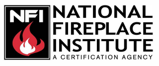 NFI NATIONAL FIREPLACE INSTITUTE A CERTIFICATION AGENCY logo