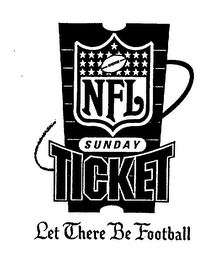 NFL SUNDAY TICKET LET THERE BE FOOTBALL logo