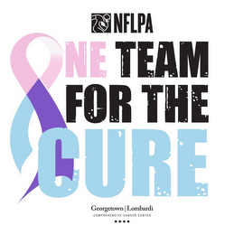 NFLPA ONE TEAM FOR THE CURE GEORGETOWN | LOMBARDI COMPREHENSIVE CANCER CENTER logo