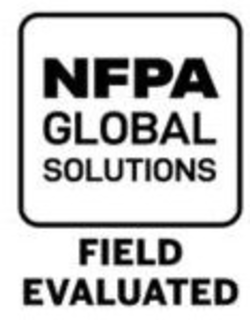 NFPA GLOBAL SOLUTIONS FIELD EVALUATED logo