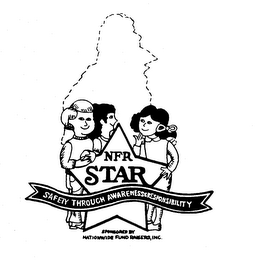 NFR STAR SAFETY THROUGH AWARENESS & RESPDNSIBILITY SPONSORED BY NATIONWIDE FUND RAISERS, INC. logo