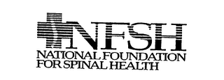 NFSH NATIONAL FOUNDATION FOR SPINAL HEALTH logo