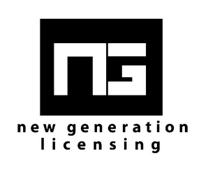 NG NEW GENERATION LICENSING logo