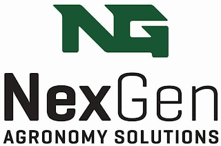 NG NEXGEN AGRONOMY SOLUTIONS