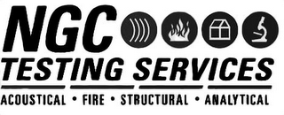 NGC TESTING SERVICES ACOUSTICAL · FIRE · STRUCTURAL · ANALYTICAL logo