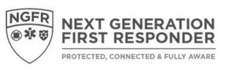 NGFR NEXT GENERATION FIRST RESPONDER PROTECTED, CONNECTED & FULLY AWARE logo