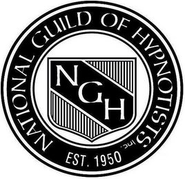 NGH NATIONAL GUILD OF HYPNOTISTS INC EST. 1950 logo
