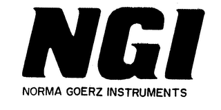NGI NORMA GOERZ INSTRUMENTS logo