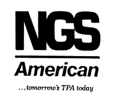 NGS AMERICAN...TOMORROW'S TPA TODAY logo