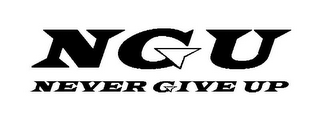 NGU NEVER GIVE UP logo
