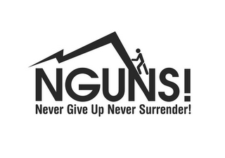 NGUNS! NEVER GIVE UP NEVER SURRENDER! logo