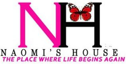 NH NAOMI'S HOUSE THE PLACE WHERE LIFE BEGINS AGAIN logo