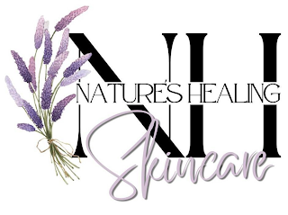 NH NATURE'S HEALING SKINCARE logo