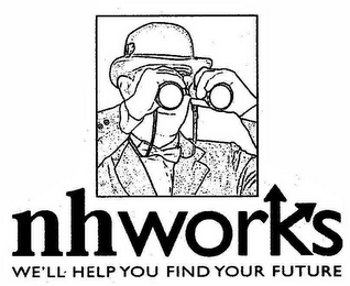 NH WORKS WE'LL HELP YOU FIND YOUR FUTURE logo