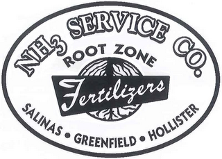 NH3 SERVICE CO. ROOT ZONE FERTILIZERS SALINAS GREENFIELD HOLLISTER logo