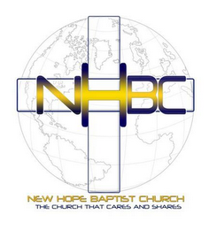 NHBC NEW HOPE BAPTIST CHURCH THE CHURCH THAT CARES AND SHARES logo