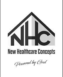 NHC NEW HEALTHCARE CONCEPTS POWERED BY GOD logo