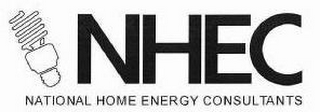 NHEC NATIONAL HOME ENERGY CONSULTANTS logo